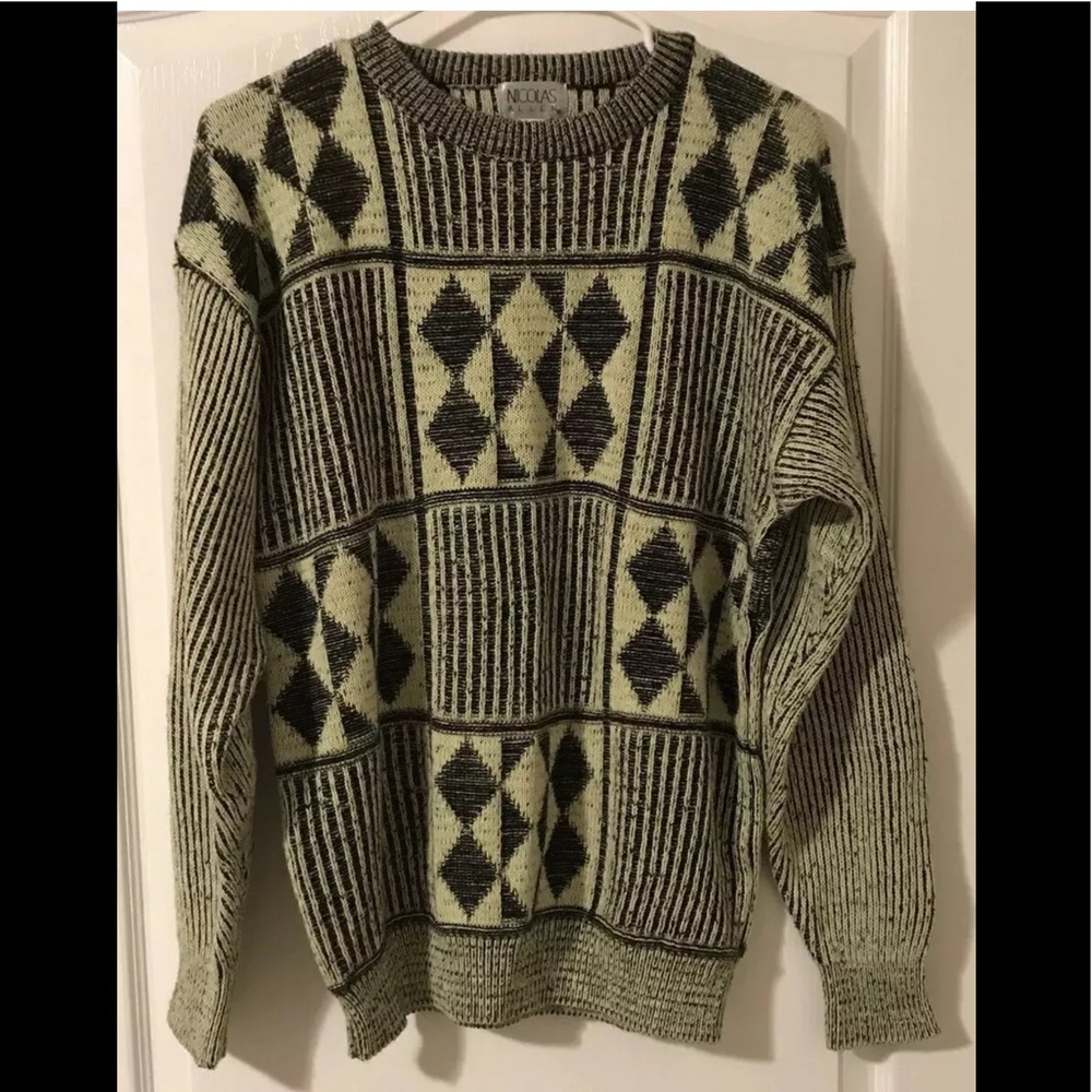 Vintage Nicolas Allen 80s medium sweater